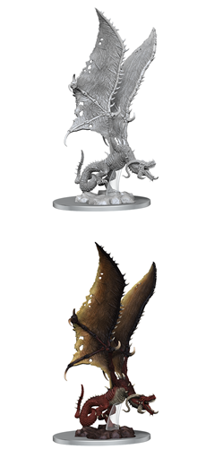 Pathfinder Battles Deep Cuts Unpainted Miniatures: Flame Drake