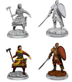 DND Nolzur’s Marvelous Miniatures: Human Fighters