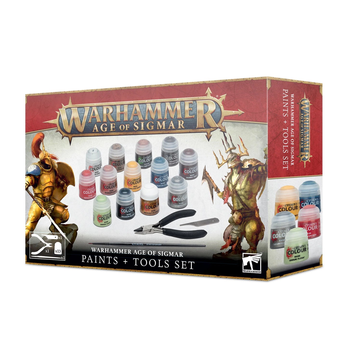 Warhammer Age of Sigmar : Paint + Tools Set