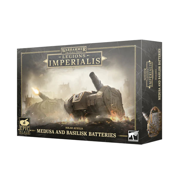 Legions Imperialis: Solar Auxilia Basilisk & Medusa Batteries