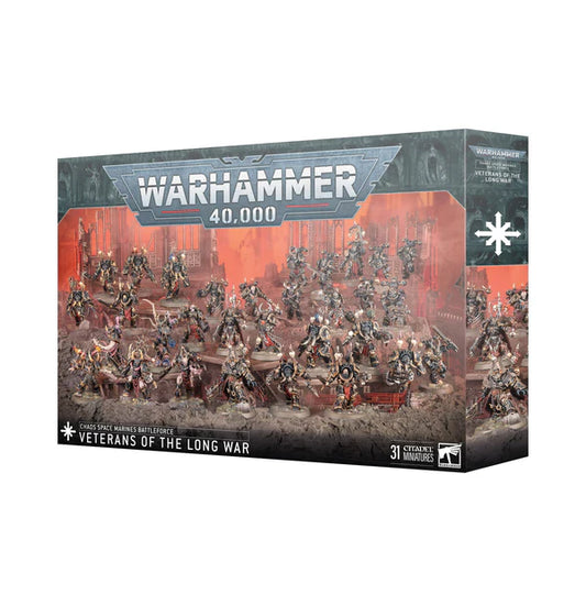 ***Pre-Order*** Chaos Space Marines: Battleforce - Veterans of the Long War (Wave 2)