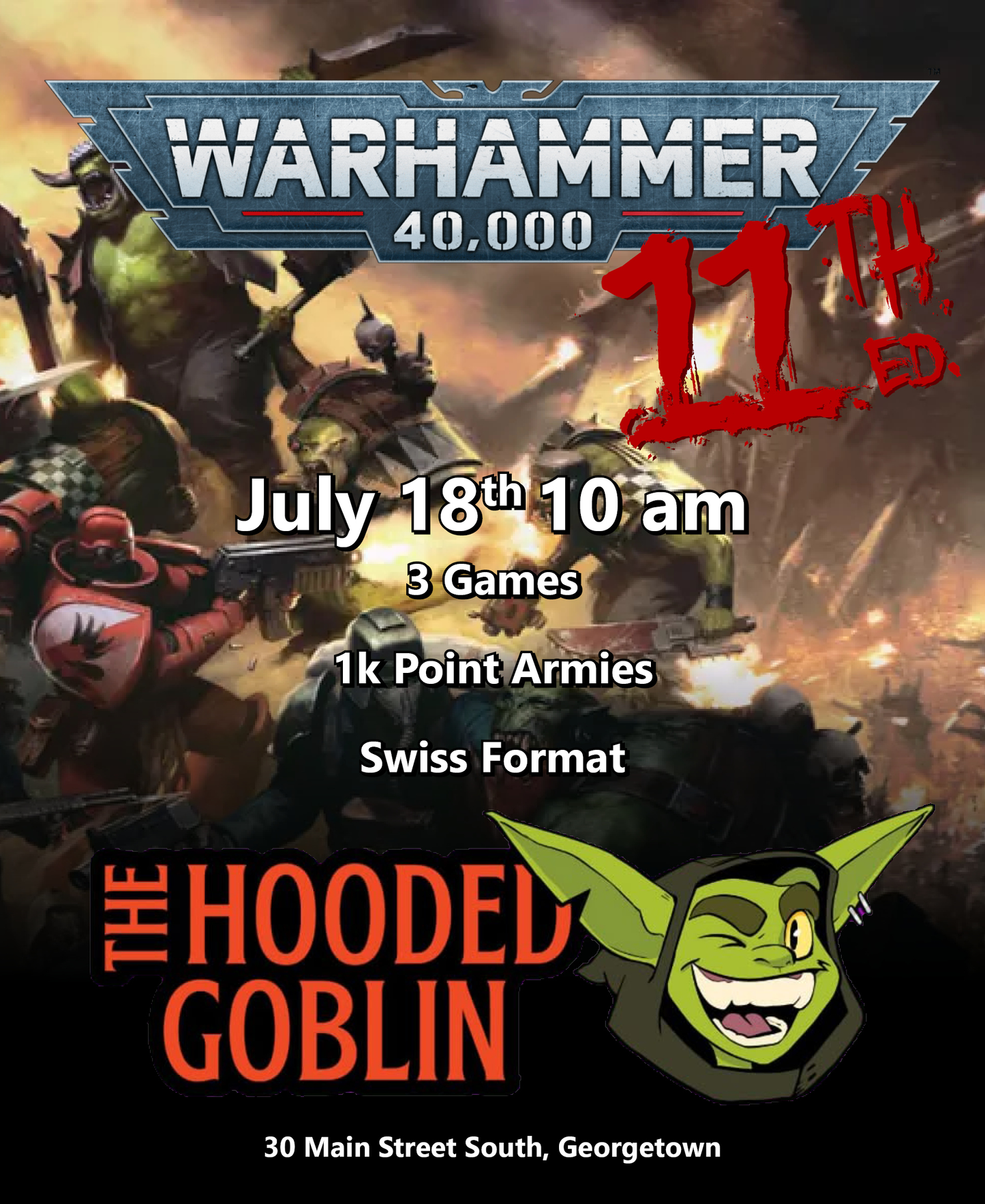 Hooded Goblin 11th Kick Off Event