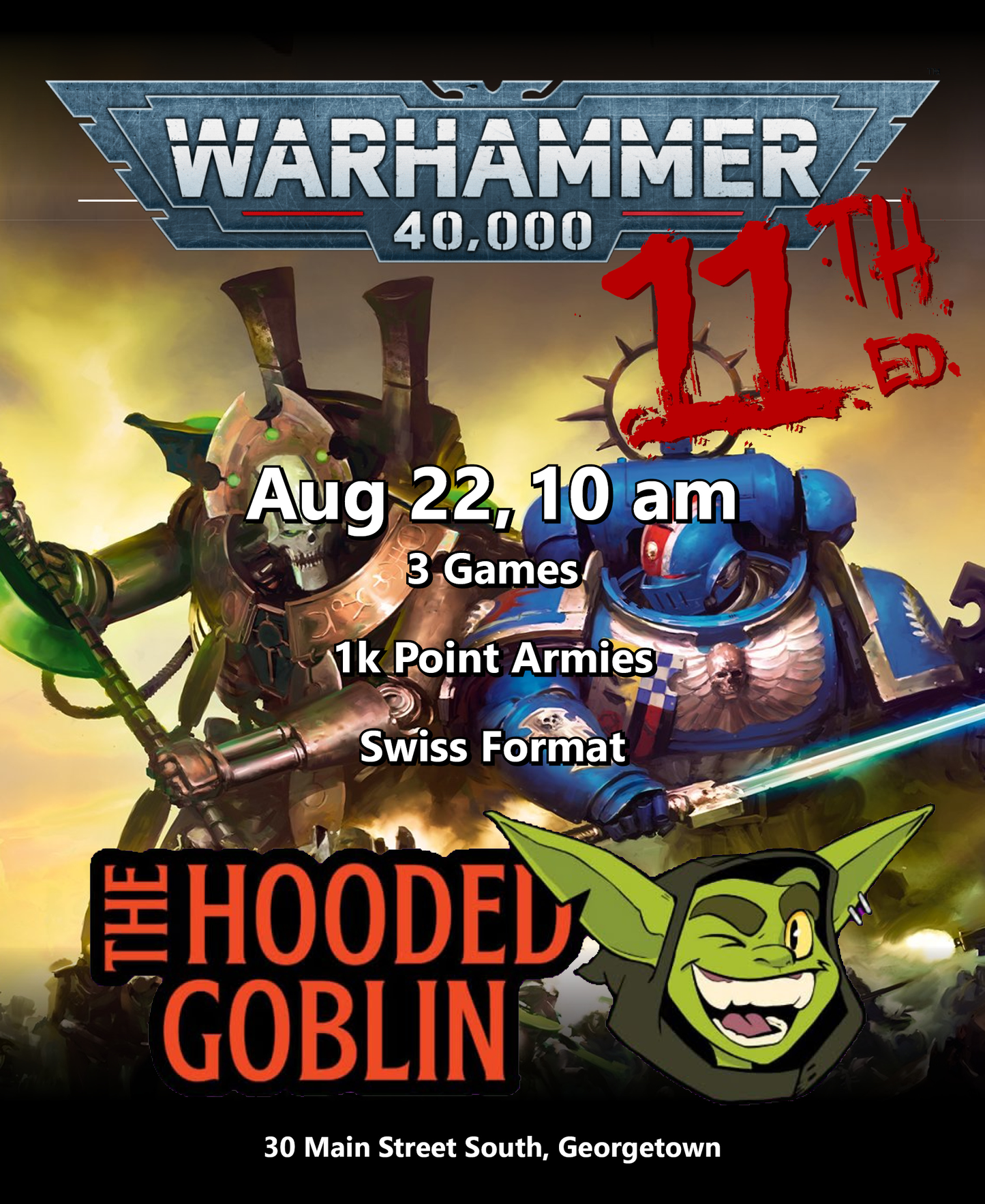 The Hooded Goblin 11th Come Out and Play Event!