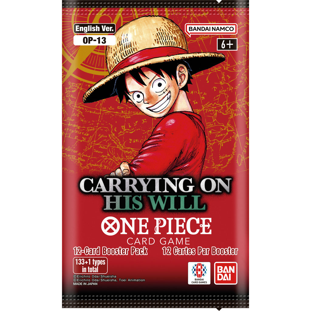 One Piece Carrying On His Will - Booster Pack