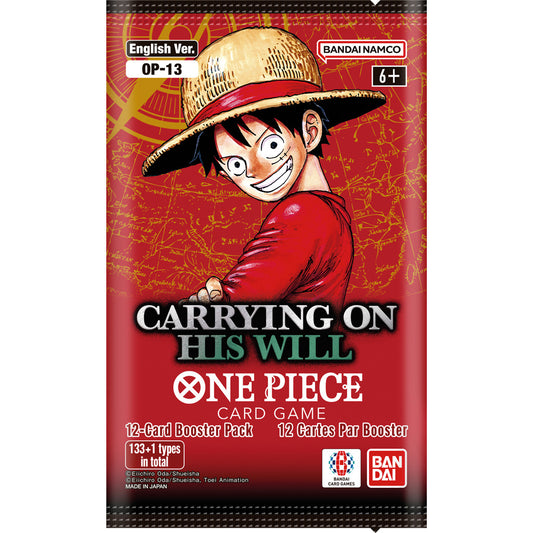 One Piece Carrying On His Will - Booster Pack