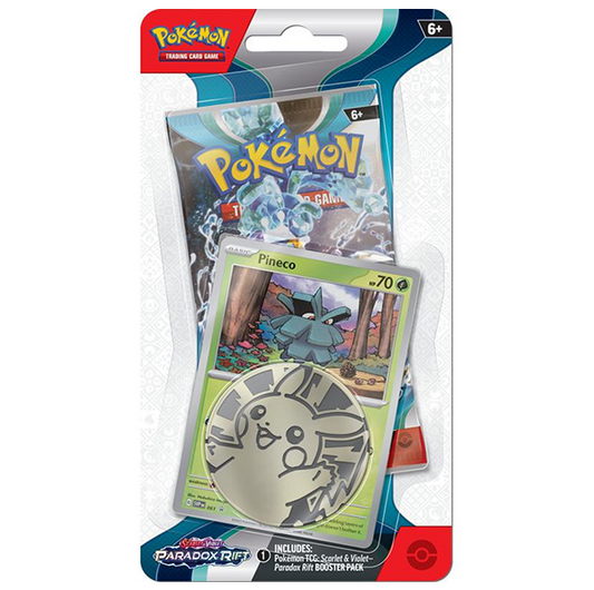 Pokémon TCG: Scarlet & Violet - Paradox Rift - Blister Pack - Single Booster - Pineco Promo Card