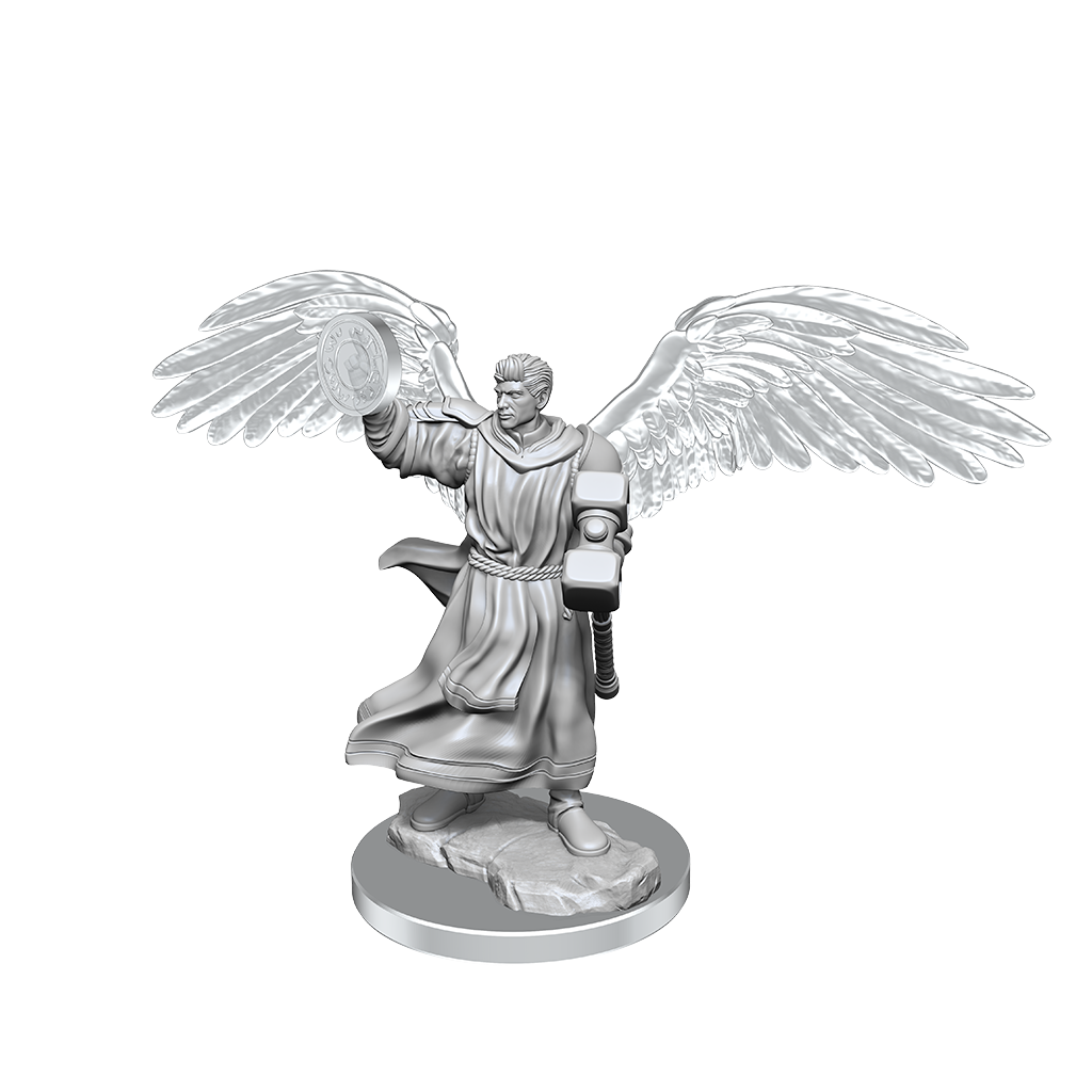 DND Unpainted Minis WV20 Aasmir Cleric Male