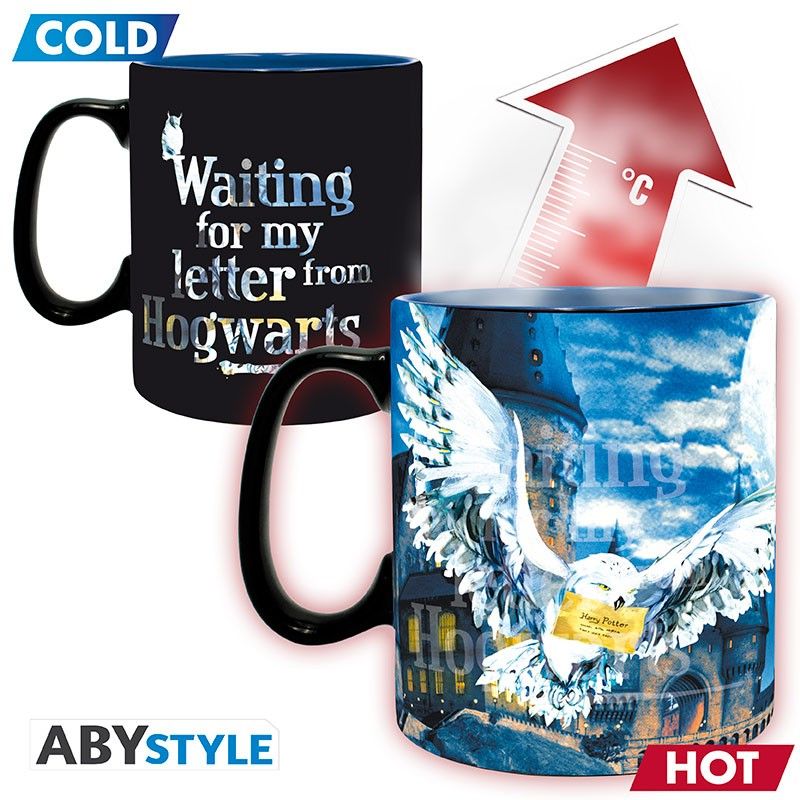 HARRY POTTER MUG HEAT CHANGE 460ML LETTER