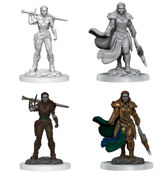 DND Unpainted Minis WV20 Orc Fighter Female