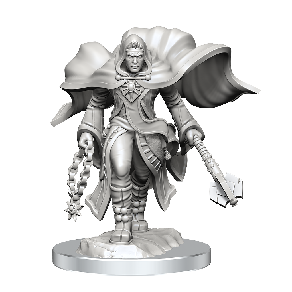 DND Unpainted Minis WV20 Aasmir Cleric Male