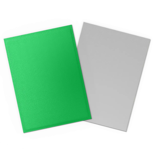 DRAGON SHIELD SLEEVES DUAL MATTE APPLE GREEN AND SILVER 100CT