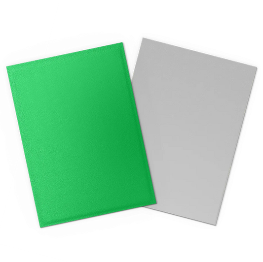 DRAGON SHIELD SLEEVES DUAL MATTE APPLE GREEN AND SILVER 100CT