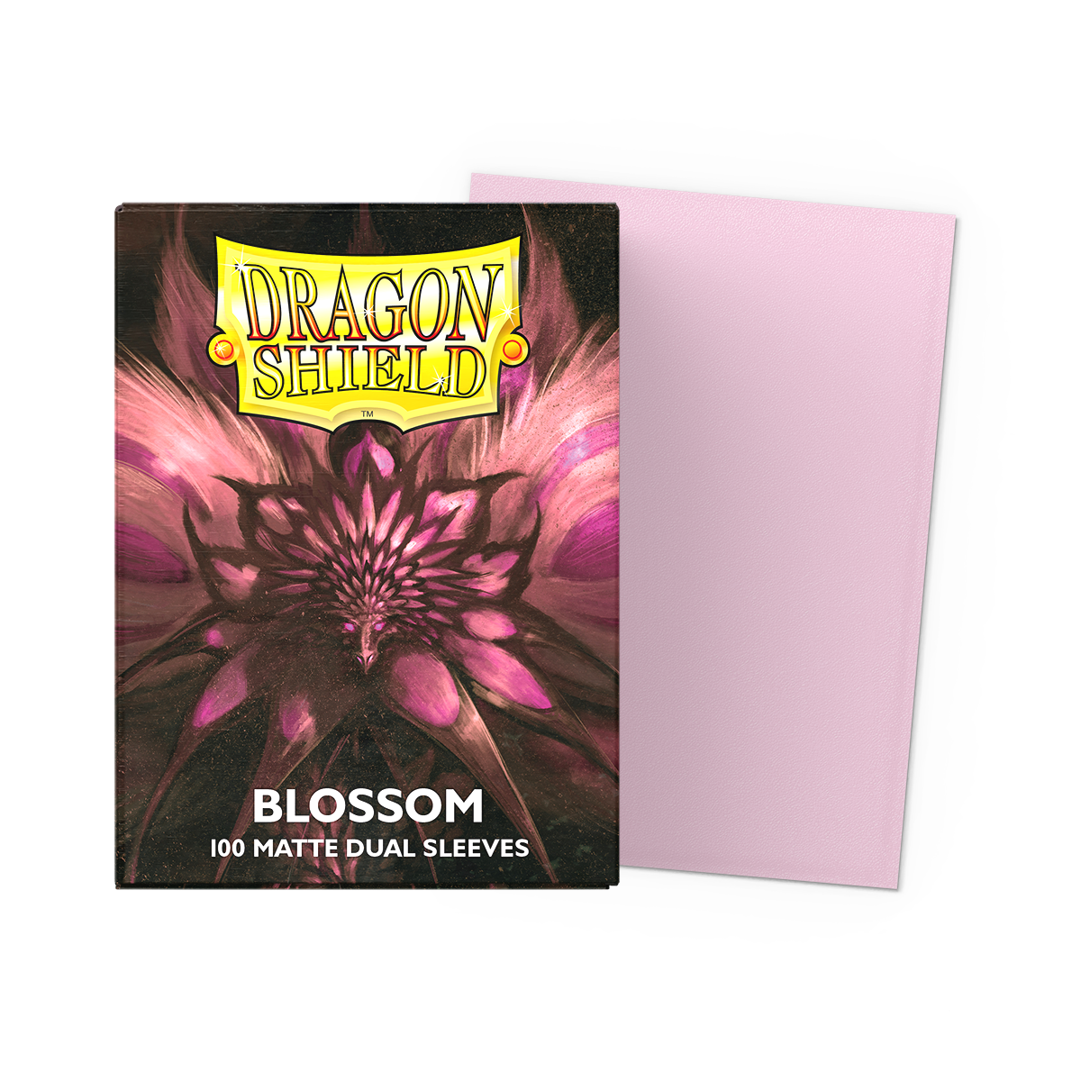 DRAGON SHIELD SLEEVES DUAL MATTE PASTELS BLOSSOM 100CT