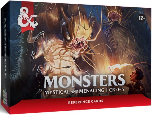 DND RPG REFERENCE CARDS MONSTERS MYSTICAL AND MENACING