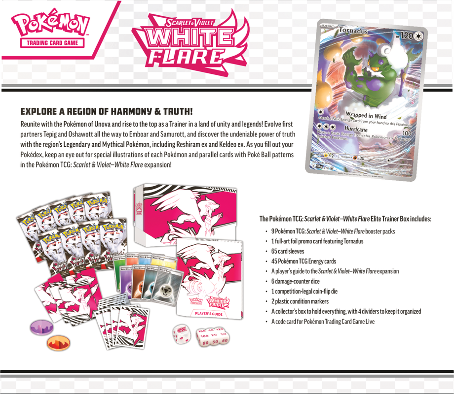 Pokemon White Flare Elite Trainer Box