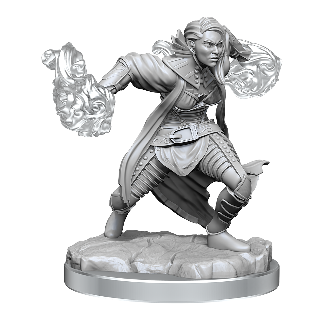 DND Unpainted Minis WV20 Half-Elf Warlock