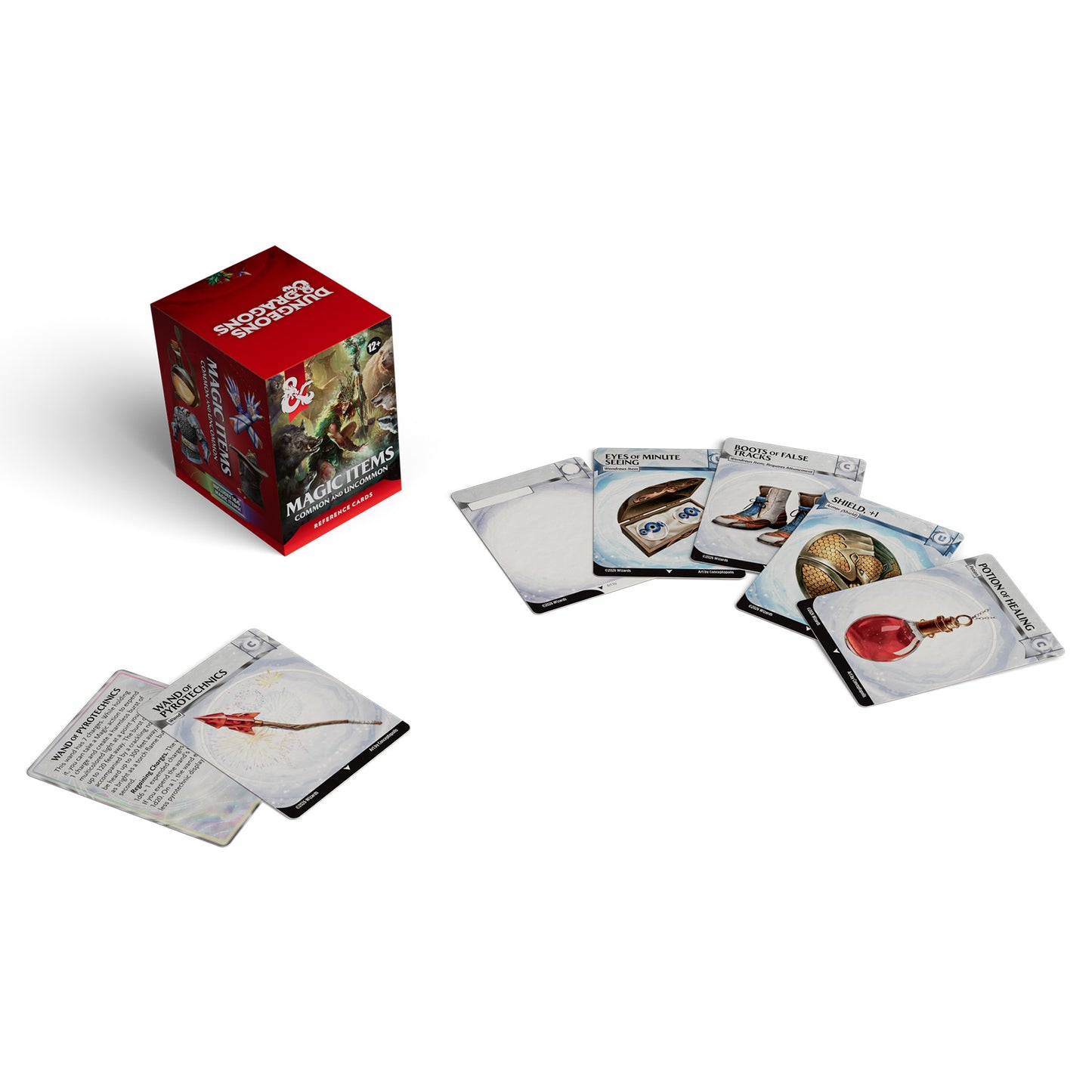 DND RPG REFERENCE CARDS MAGIC ITEMS COMMON AND UNCOMMON