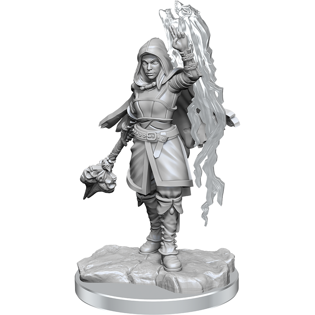 DND Unpainted Minis WV20 Half-Elf Warlock