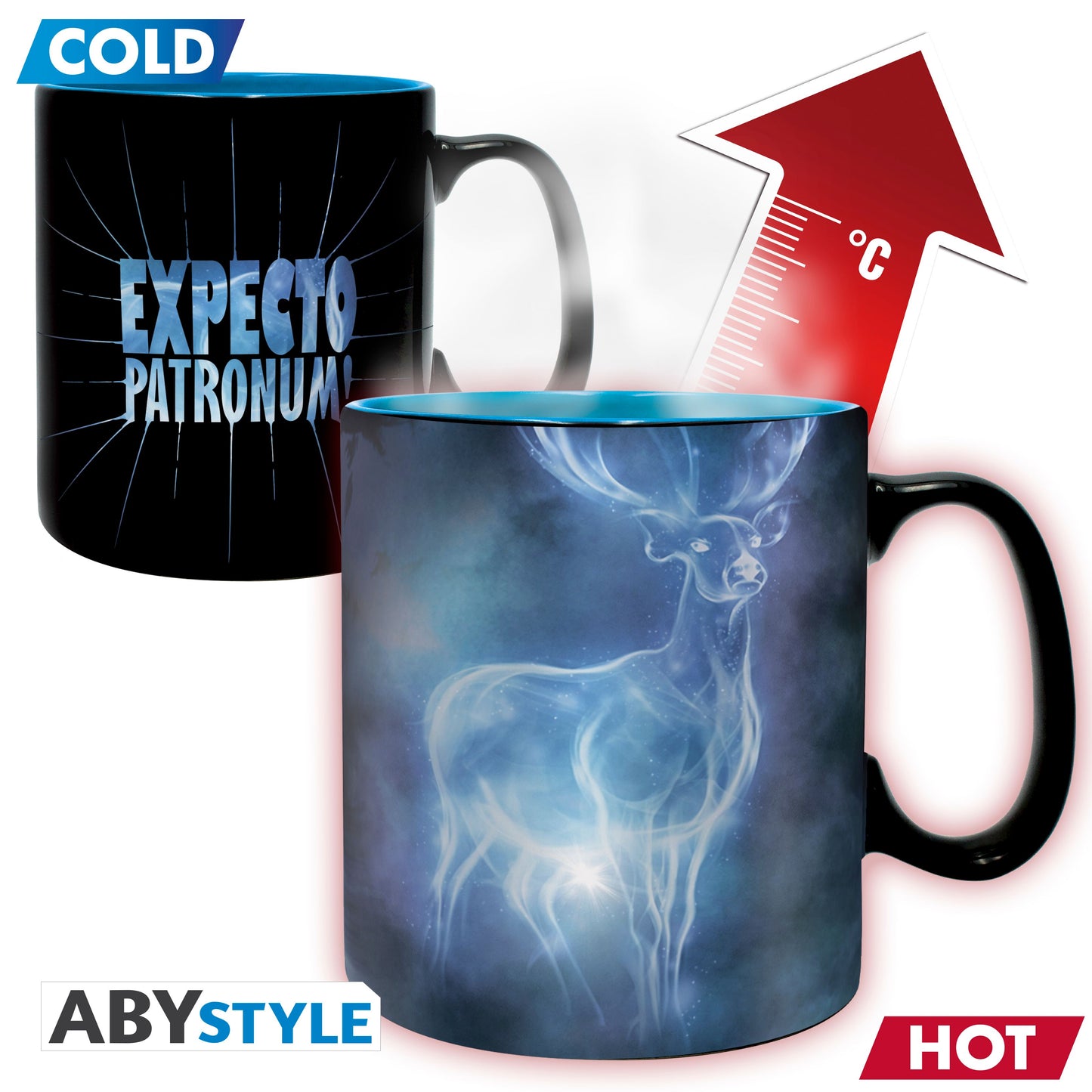 HARRY POTTER MUG HEAT CHANGE 460ML PATRONUS
