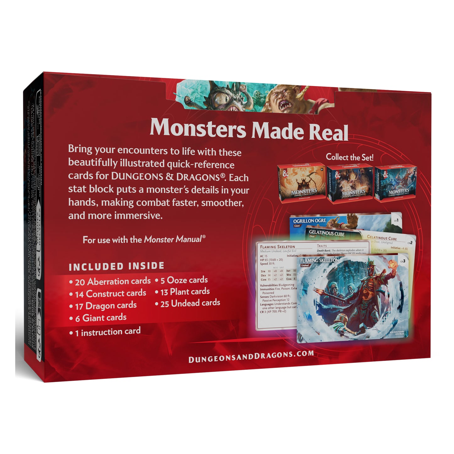 DND RPG REFERENCE CARDS MONSTERS FEARSOME AND FEROCIOUS