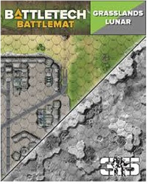 Battletech: Battlemat - Lunar/Grasslands