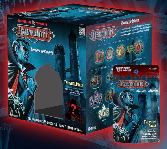 DND RAVENLOFT: CASTLE RAVENLOFT  TREASURE PACKS 25CT DISPLAY