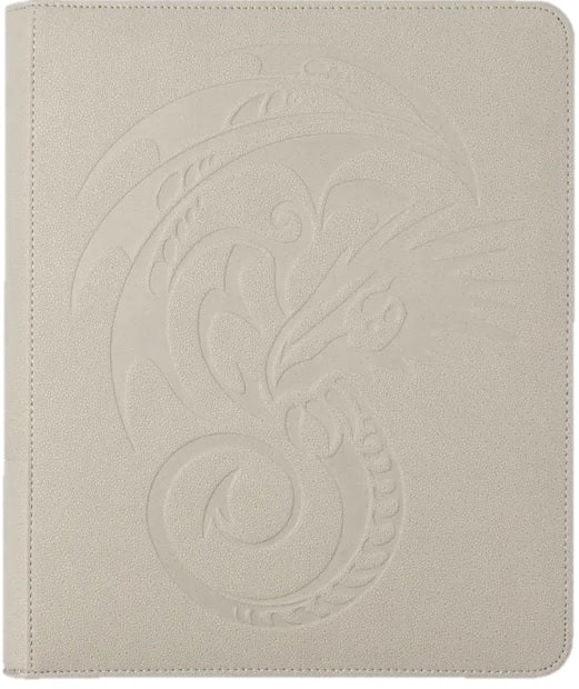 DRAGON SHIELD CARD CODEX ZIPSTER BINDER ASH WHITE