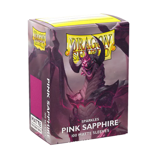 DRAGON SHIELD SLEEVES MATTE PINK SAPPHIRE 100CT