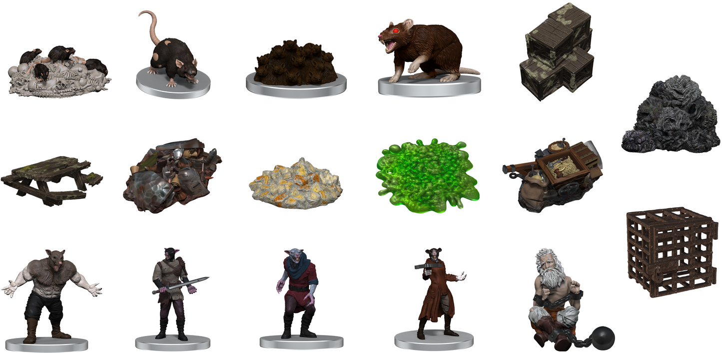 DND ICONS ADVENTURE IN A BOX WERERAT DEN