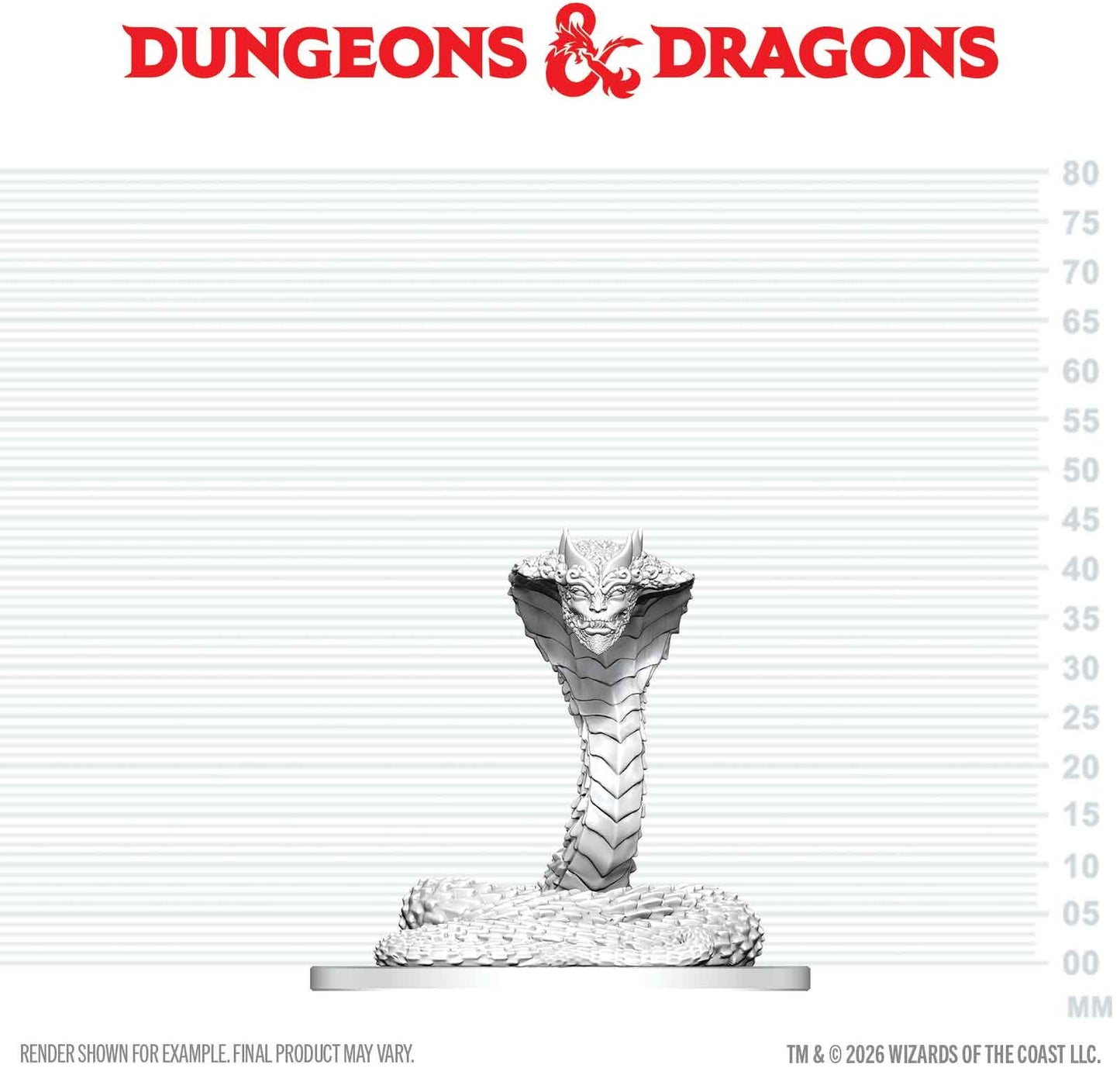 DND Unpainted Minis: Guardian Naga