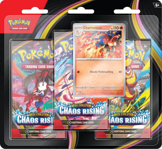 Pokemon Chaos Rising 3 Pack Blister