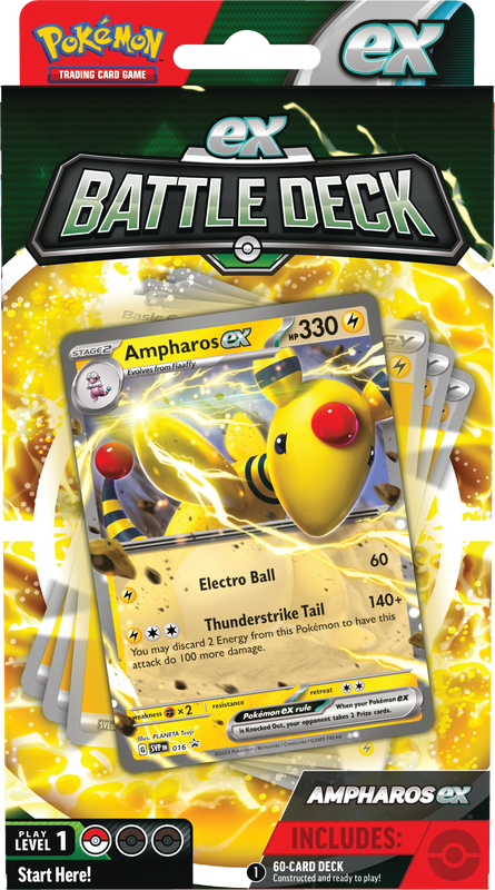 POKEMON BATTLE DECKS AMPHAROS EX/LUCARIO EX