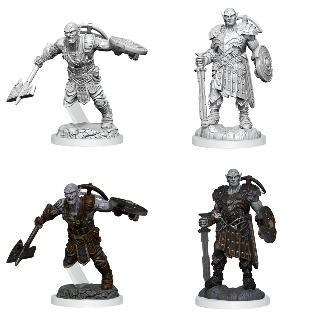 DND Unpainted Minis WV20 Earth Genasi Fighter