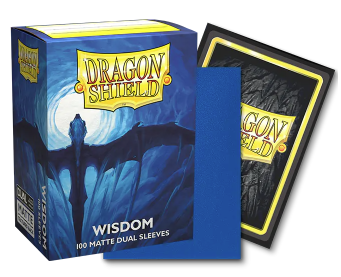 DRAGON SHIELD SLEEVES DUAL MATTE WISDOM 100CT