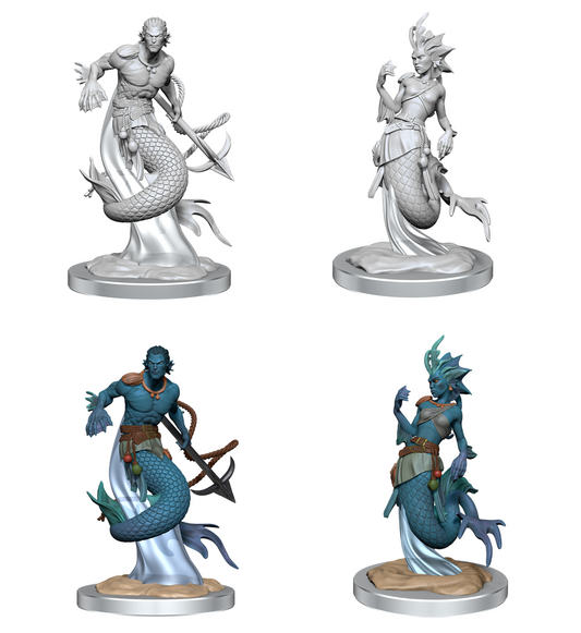 DND Unpainted Minis WV20 Merfolk