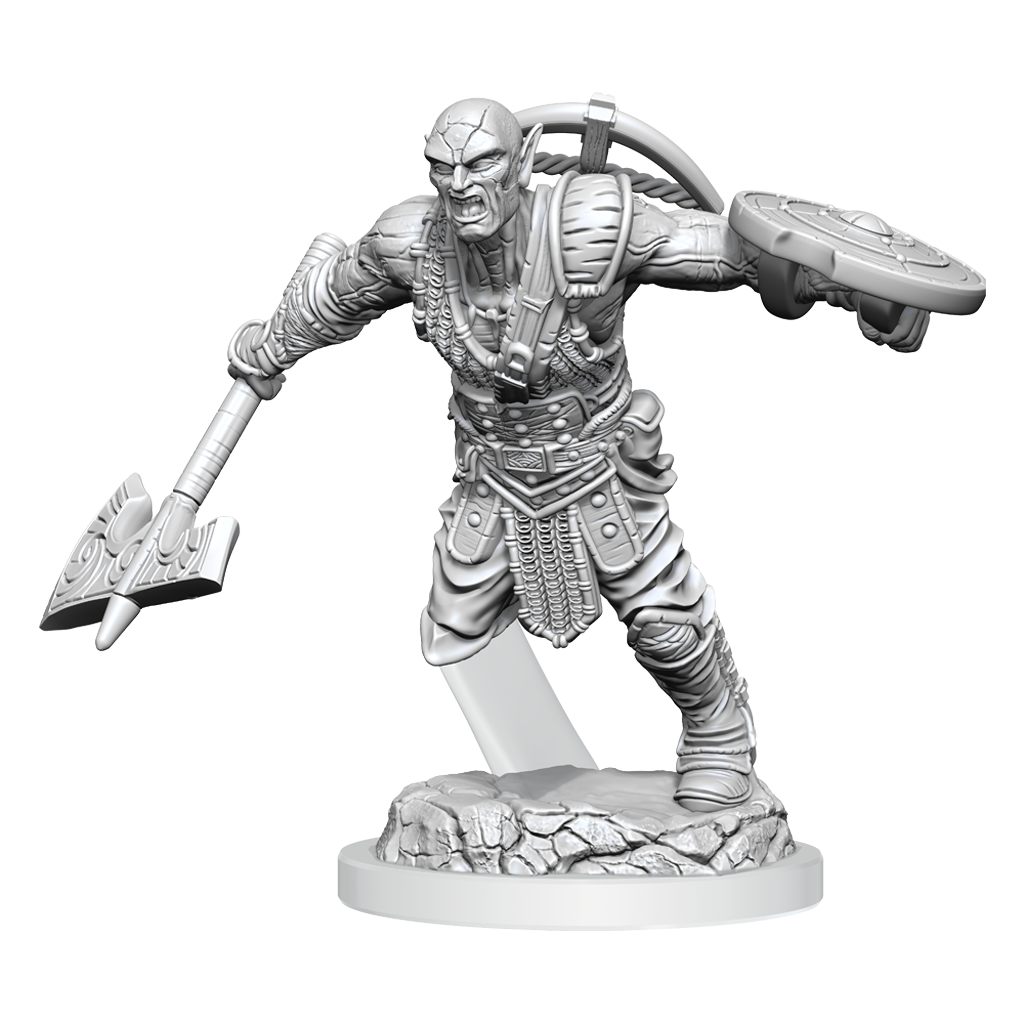 DND Unpainted Minis WV20 Earth Genasi Fighter