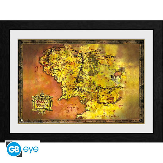 Lord of the Rings Framed Print: Middle Earth