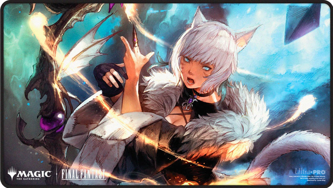 Ultra PRO - Final Fantasy: Universes Beyond Black Stitched Premium Z Playmat