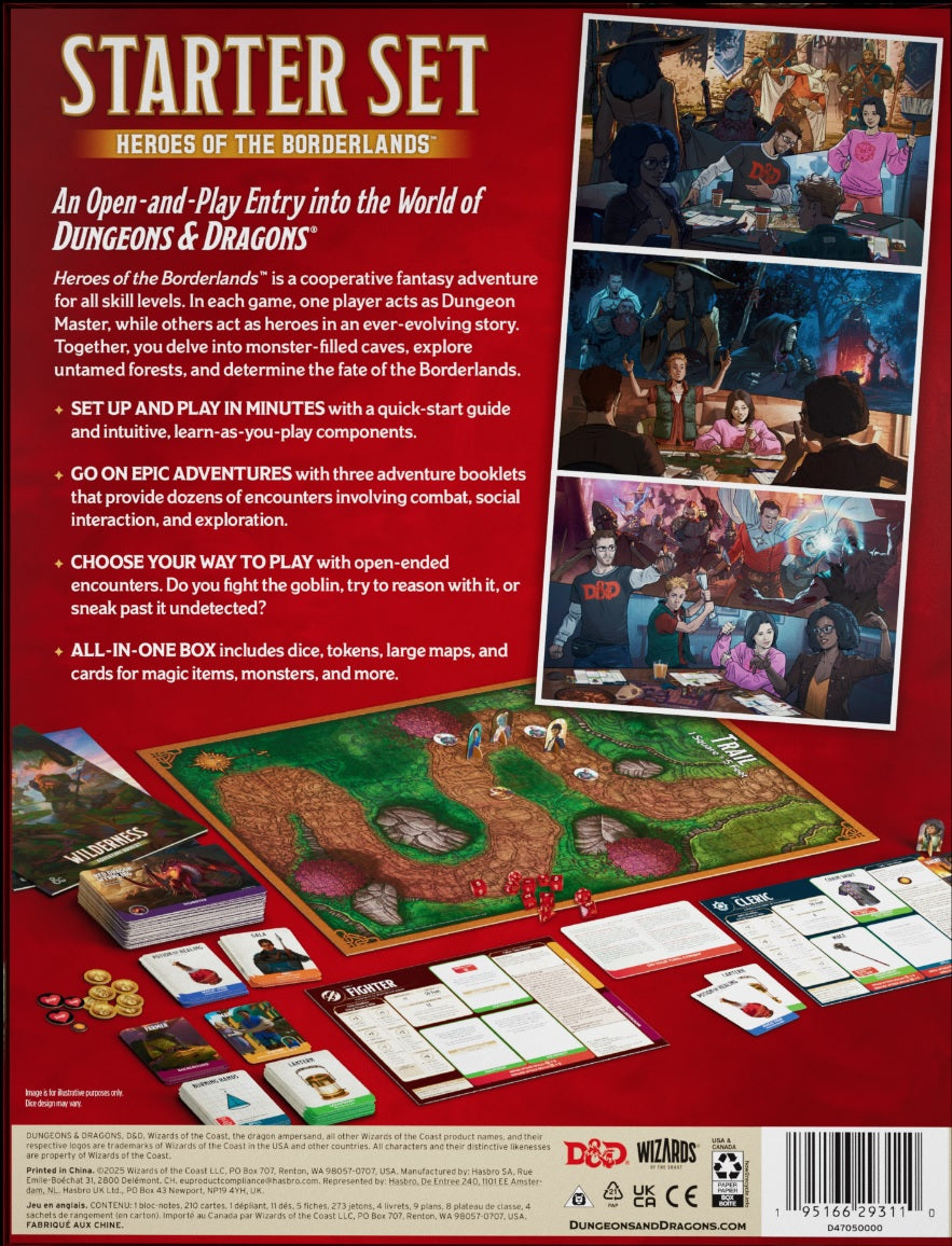 Dungeons and Dragons Starter Set 2024: Heroes of the Borderlands