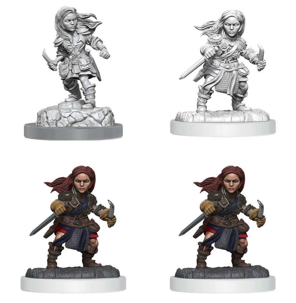 DND Unpainted Minis WV20 Halfing Rogue Female