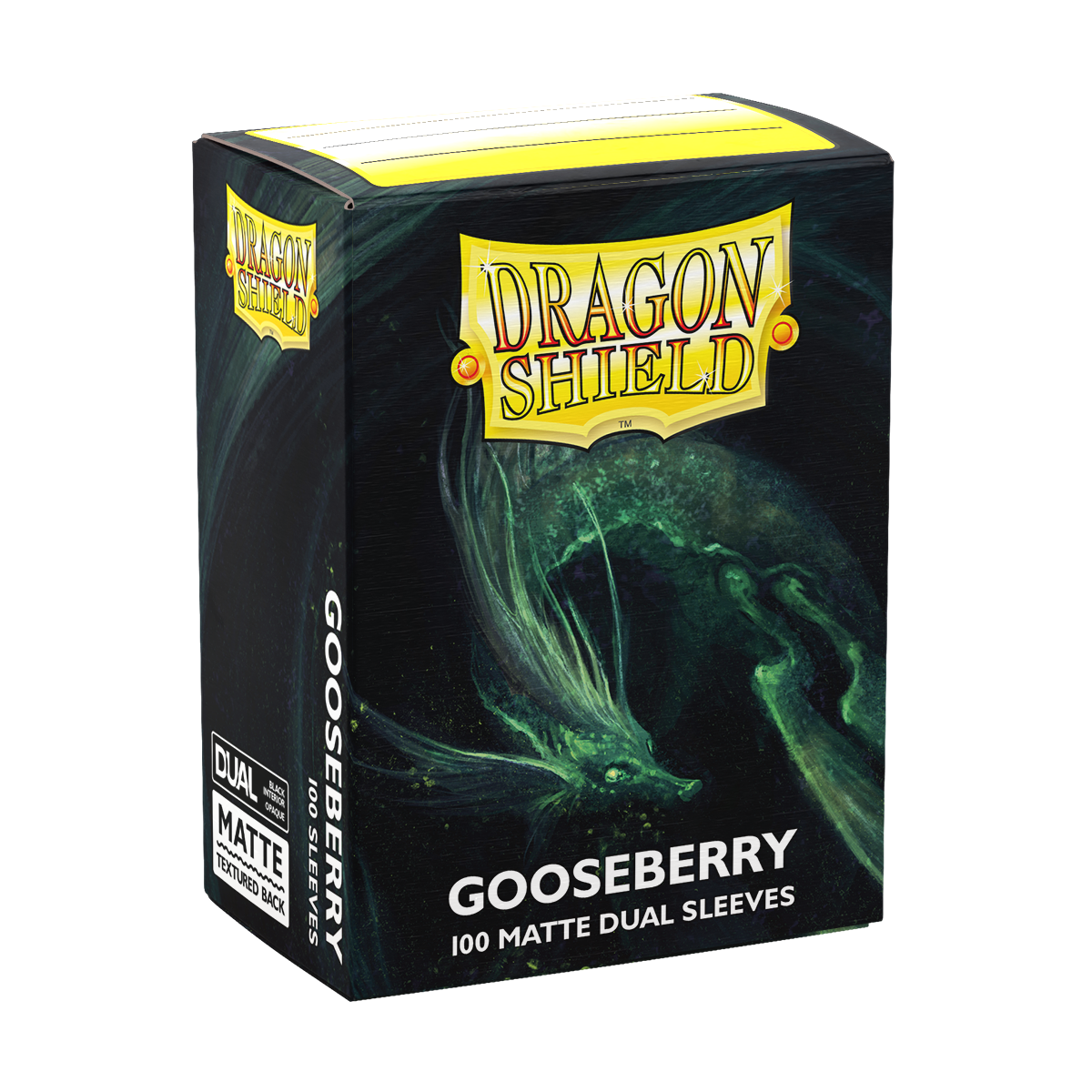 DRAGON SHIELD SLEEVES DUAL MATTE PASTELS GOOSEBERRY 100CT