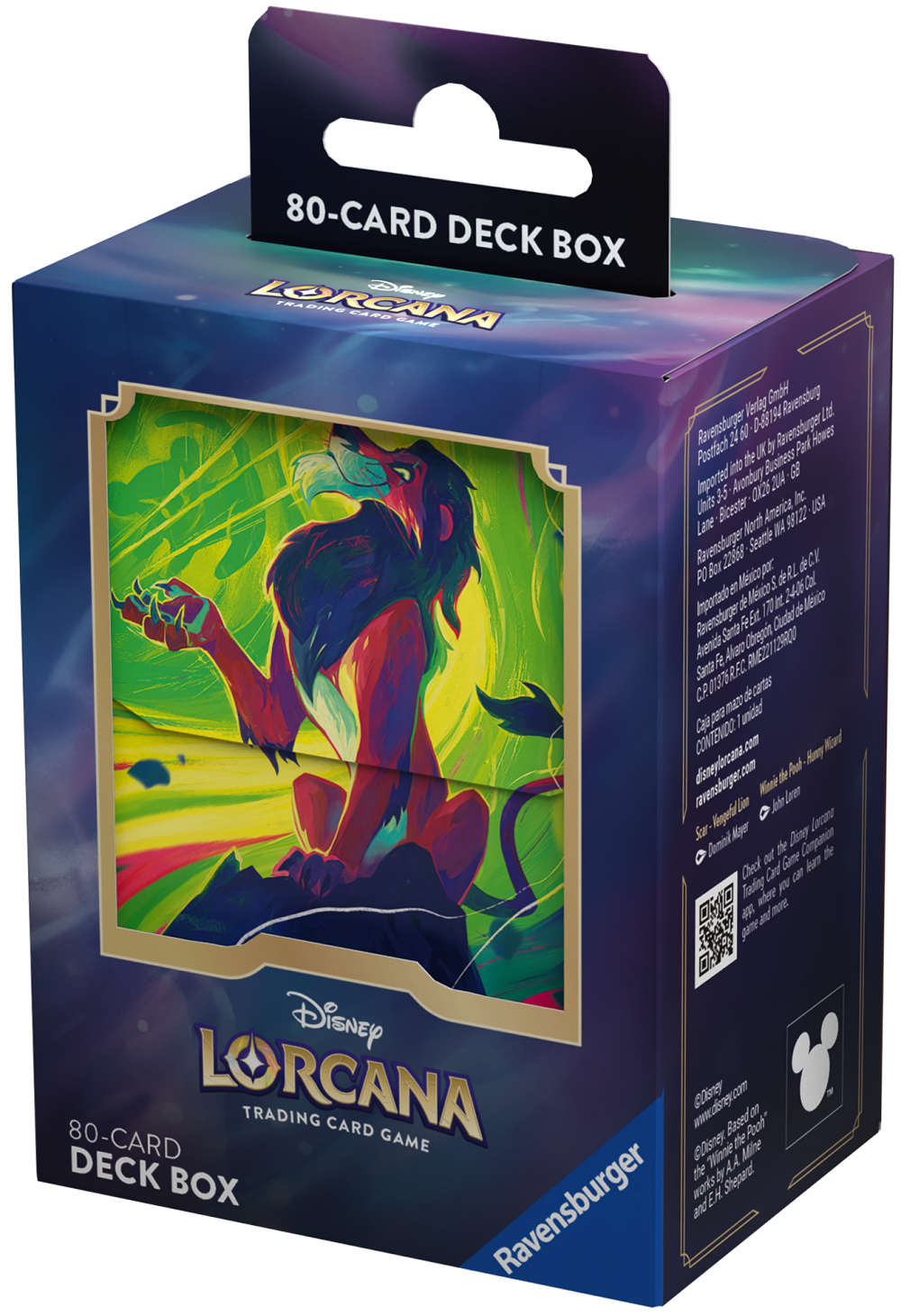 Disney Lorcana Scar Deck Box