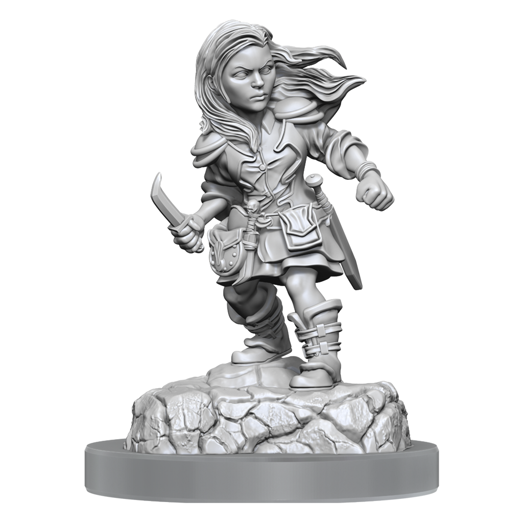 DND Unpainted Minis WV20 Halfing Rogue Female