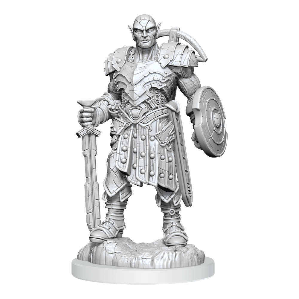 DND Unpainted Minis WV20 Earth Genasi Fighter