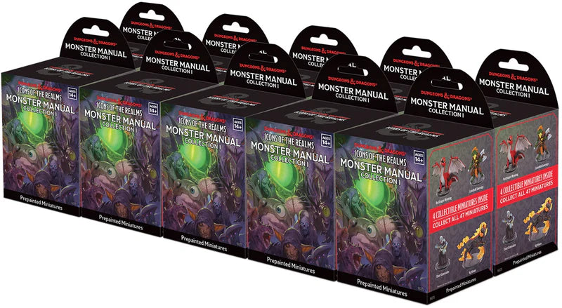 D&D Icons of the Realms: Monster Manual Blind Boxes (10 Boxes)