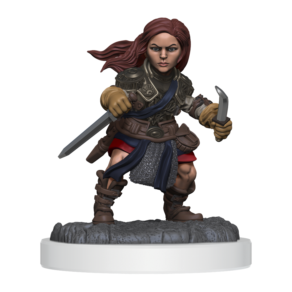 DND Unpainted Minis WV20 Halfing Rogue Female