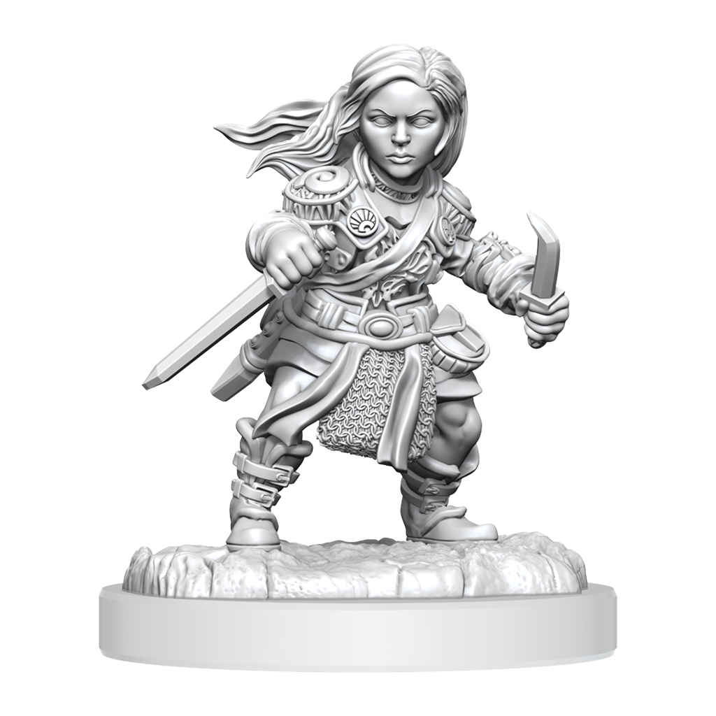 DND Unpainted Minis WV20 Halfing Rogue Female