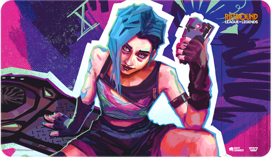 Riftfbound League of Legends TCG: Playmat Jinx