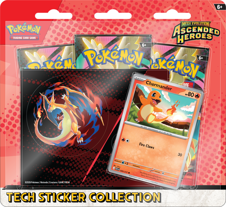 Pokemon Ascended Heroes Tech Sticker Collection