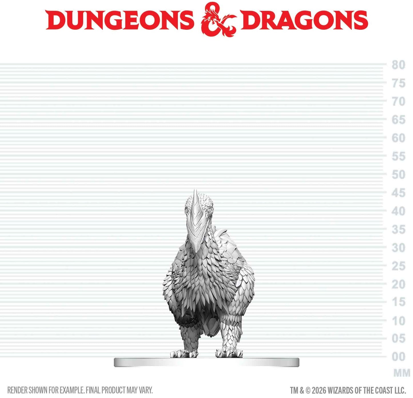 DND Unpainted Minis: Axe Beak